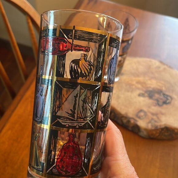 EUC Nautical Themed Highball Glasses - Picture 2 of 8